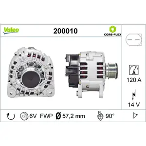 Comparateur de prix : Alternateur VALEO 200010