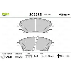 Plaquette de frein gamme first Mazda cx-3 04.15> - VALEO - 302285 pas cher