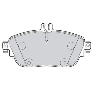 VALEO - Jeu de 4 plaquettes de frein 302210 - Réf. 302210 pas cher