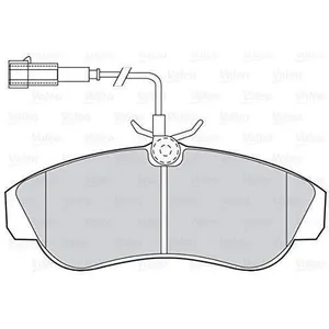 Plaquette de frein gamme first Citroën jumper 02.92> fr - VALEO - 3020... pas cher