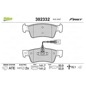 VALEO Plaquettes de frein X4 pour VOLKSWAGEN: Touareg (Ref: 302332) pas cher