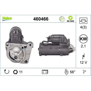 Comparateur de prix : Démarreur VALEO 460466
