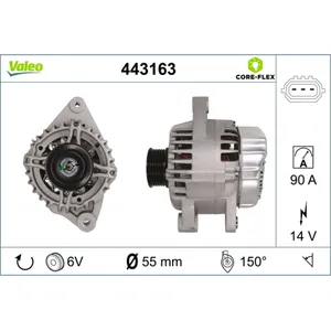Alternateur VALEO 443163 pas cher