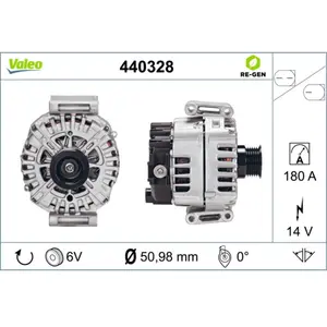 Alternateur REMANUFACTURED PREMIUM 440328 Valeo 440328 pas cher