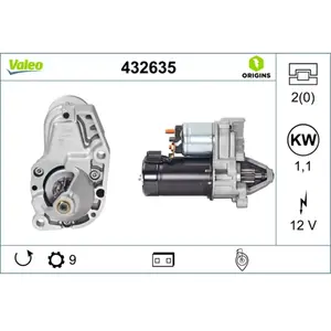 Comparateur de prix : Démarreur VALEO 432635 - Réf. 432635