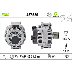 Comparateur de prix : Alternateur REMANUFACTURED PREMIUM 437539 Valeo 437539