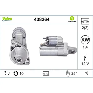 Démarreur VALEO ORIGINS NEW VALEO 438264 pas cher