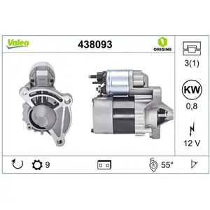 Démarreur New Original Part 438093 Valeo Valeo 438093 pas cher
