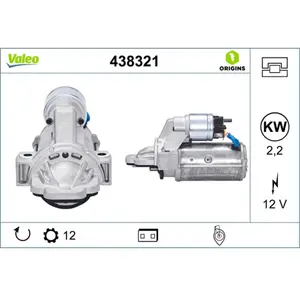 Comparateur de prix : VALEO Démarreur pour FORD: Transit/Tourneo (Ref: 438321)