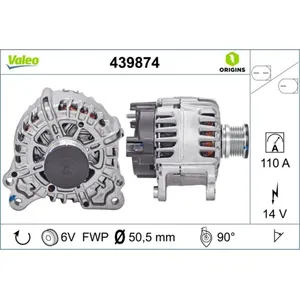 Alternateur VALEO ORIGINS NEW VALEO 439874 pas cher