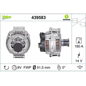 Comparateur de prix : Alternateur NEW ORIGINAL PART, 14 V VALEO, par ex. pour Mercedes-Benz