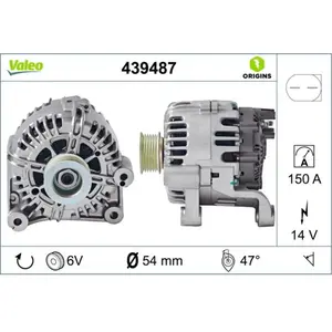 Comparateur de prix : VALEO Alternateur pour BMW: Série 3, X5, X3 (Ref: 439487)