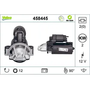 Démarreur REMANUFACTURED PREMIUM 458445 Valeo 458445Vendu parpiecesauto.fr