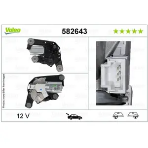 VALEO - Moteur d'Essuie-glace - Arrière - 582643 - C5 (2008-2017) pas cher