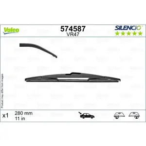 Balai d'essuie-glace VALEO Silencio 574587, 280mm, Arrière, 1 Pièce pas cher