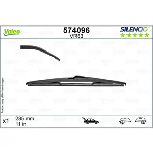 Balai d'essuie-glace VALEO Silencio 574096, 285mm, Arrière, 1 Pièce pas cher