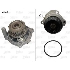 Comparateur de prix : Pompe à eau VALEO, par ex. pour VW, Audi, Seat, Skoda, Proton