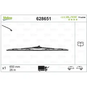 VALEO 628651 Balai d'Essuie-Glace pas cher