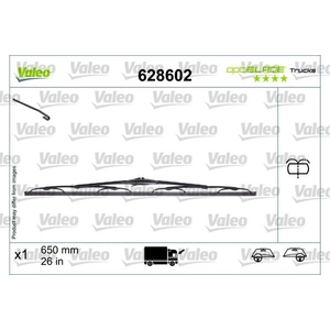 Balai d'essuie-glace VALEO Optiblade 628602, 600mm, Avant, 1 Pièce pas cher