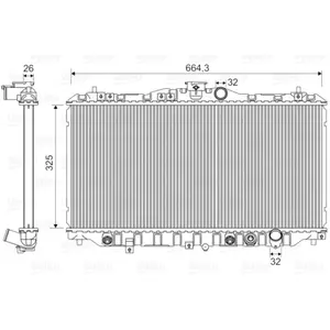 Radiateur Valeo 730429 pas cher