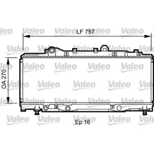 Radiateur, refroidissement moteur VALEO 731980 pas cher