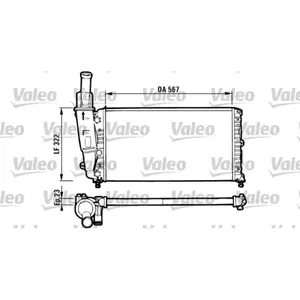 Radiateur, refroidissement moteur VALEO 731562 pas cher