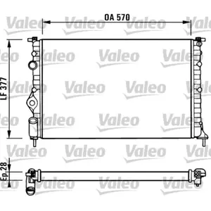 Radiateur, refroidissement moteur VALEO 731379 pas cher