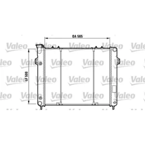 Radiateur, refroidissement moteur VALEO 732782 pas cher