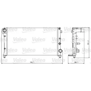 Radiateur De Refroidissement Valeo Réf. 734924 pas cher