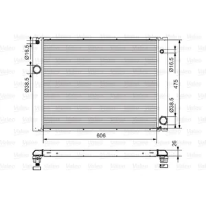 VALEO Radiateur moteur pour BMW: Série 7, Série 6, Série 5 (Ref: 734897) pas cher