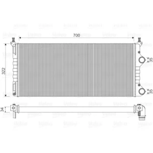 VALEO Radiateur moteur pour FIAT: Doblo (Ref: 734692) pas cher