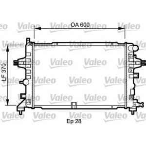Radiateur, refroidissement moteur VALEO 734432 pas cher