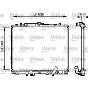 Radiateur, refroidissement moteur VALEO 734424 pas cher