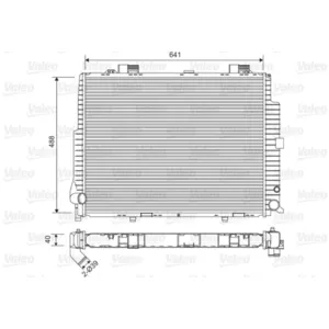 Radiateur, refroidissement moteur VALEO 734796 pas cher