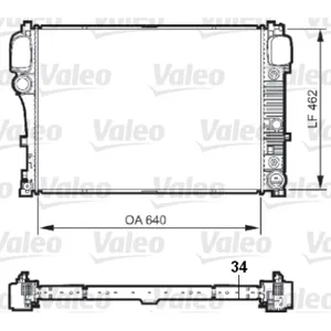 Radiateur, refroidissement moteur VALEO 735298 pas cher