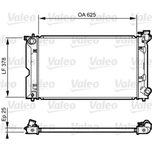 Radiateur, refroidissement moteur VALEO 735567 pas cher