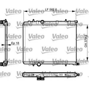 Radiateur moteur psa C4 i, xsara, 307, 308 - VALEO - 735496 pas cher