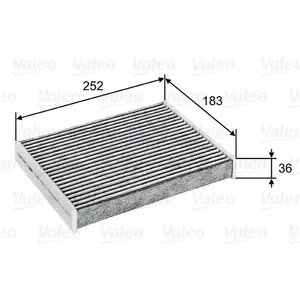 Comparateur de prix : VALEO Filtre d'habitacle pour DACIA: Lodgy & RENAULT: Zoé (Ref: 715802)