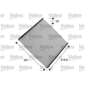 Comparateur de prix : Filtre d'habitacle (filtre à pollen) VALEO 715552