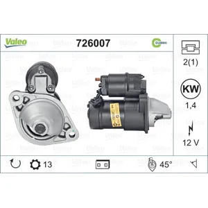 Démarreur VALEO 726007 pas cher