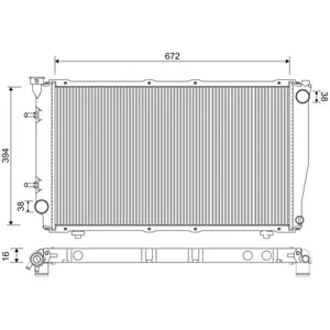 Radiateur moteur VALEO 701236 pas cher