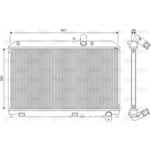 Radiateur, refroidissement moteur VALEO 701561 pas cher