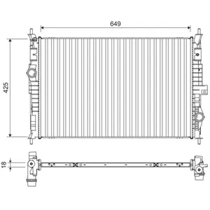 Radiateur moteur VALEO 701109 pas cher