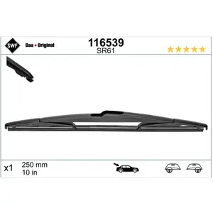 Balai d'essuie-glace SWF 116539, 250mm, Arrière, 1 Pièce pas cher