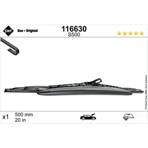 Valeo SWF Balai d'essuie-glace DAS ORIGINAL SINGLE Côté passager 116630 pas cher