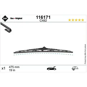 Essuie-Glace 116171 Swf Fiat; Seat; Skoda; Vw, Volkswagen Swf 116171 pas cher