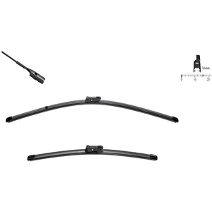 Valeo Essuie-glace avant SET ORIGINAL VISIOFLEX 119463 SWF 119463 pas cher