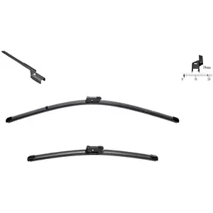 Valeo Balai d'essuie-glace ORIGINAL VISIOFLEX SET SWF, par ex. pour Renault, Ford pas cher