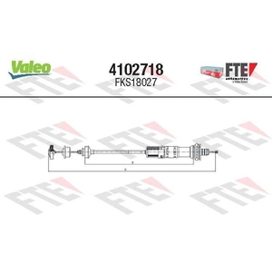 Comparateur de prix : VALEO Câble d'embrayage pour PEUGEOT: 206, 206+ (Ref: 4102718)