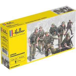 Heller Figurines 2ème Guerre Mondiale : Panzergrenadiers allemands pas cher